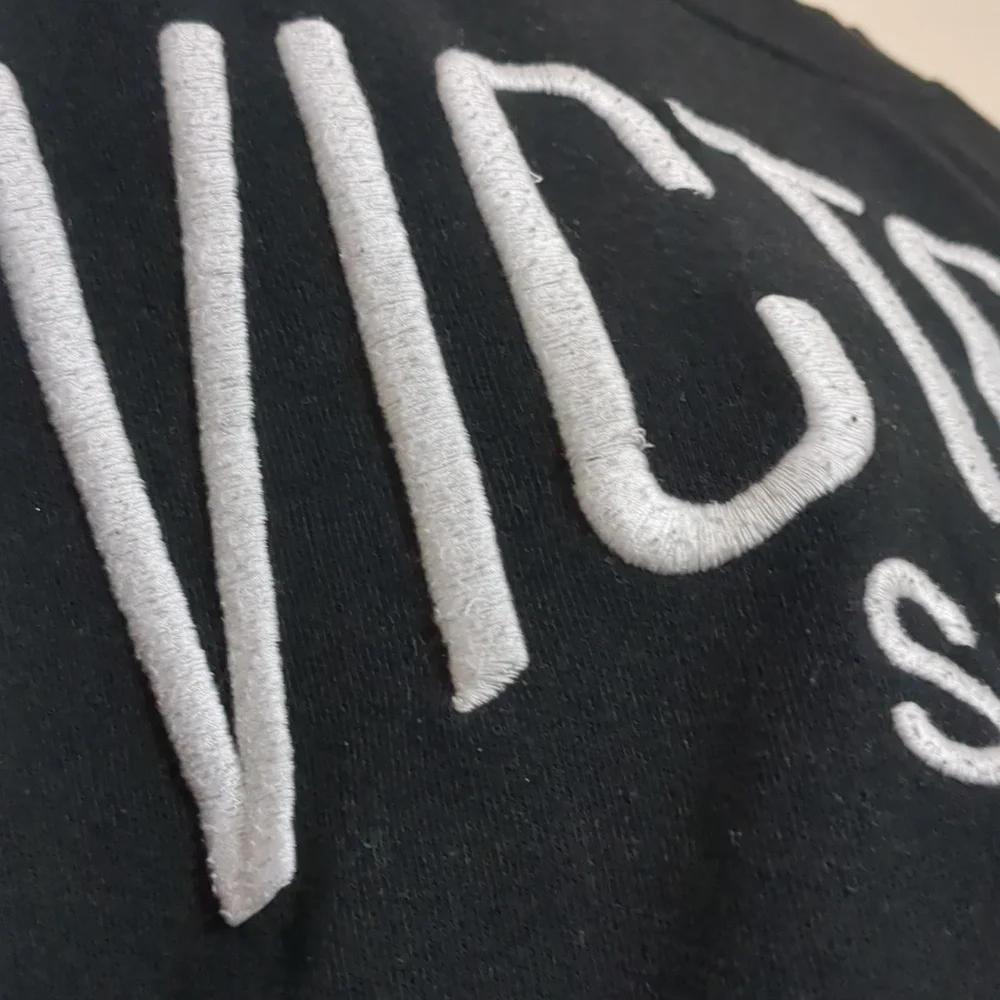 Victoria secret sport Black Cropped Sweatshirt Size S - Picture 2 of 8
